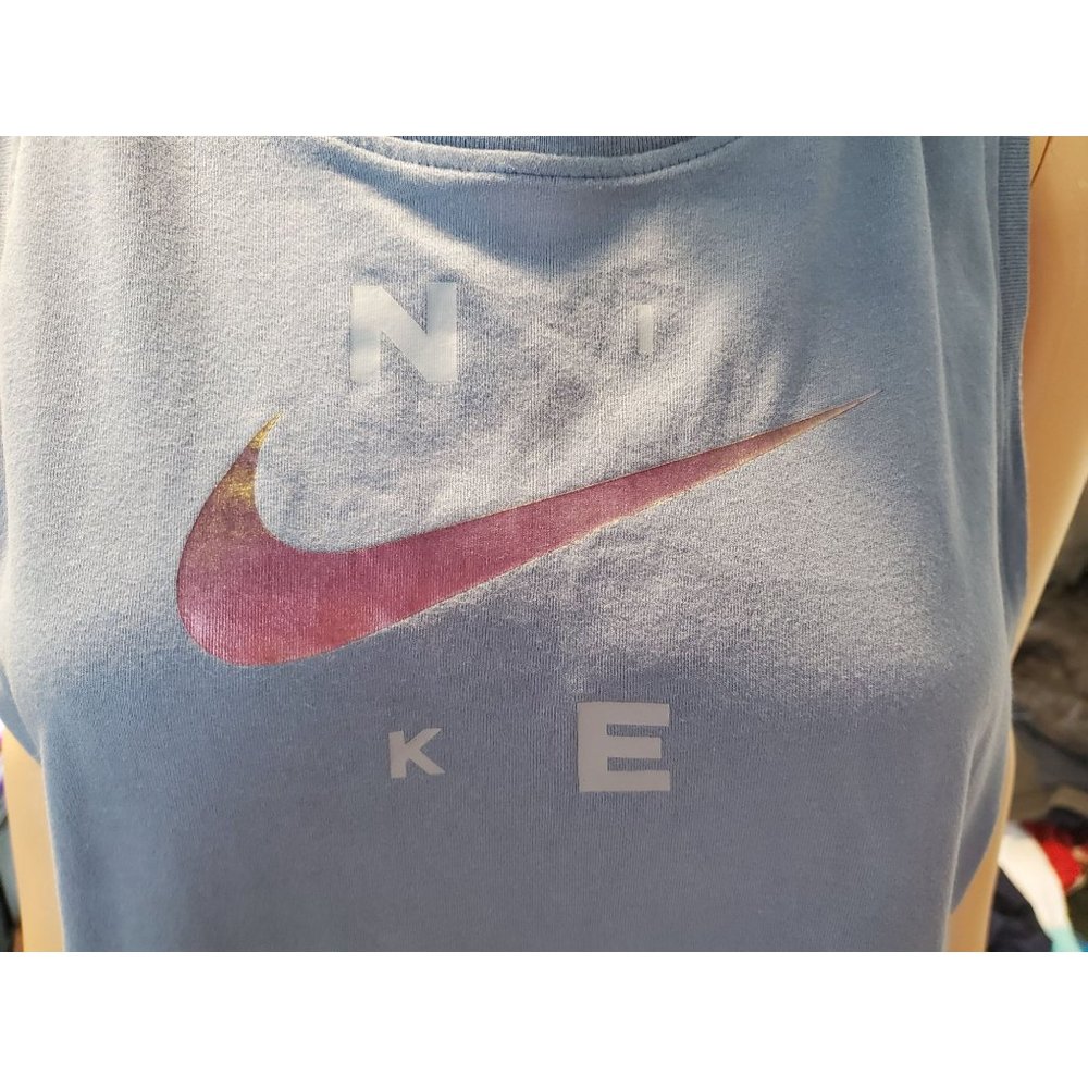 Nike Women's Dri Fit Athletic Cut Tank Sz L - Picture 2 of 7